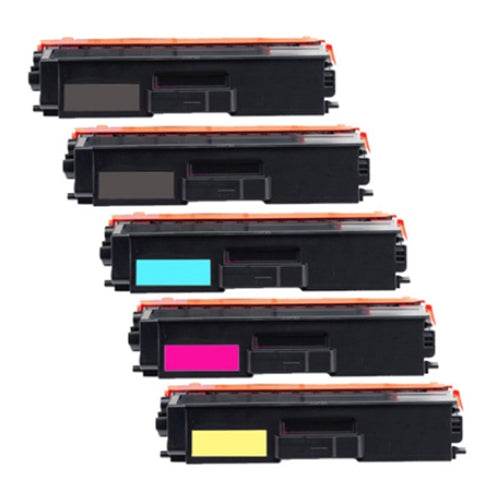 5-Pack Brother TN-443 TN443 Compatible Toner Combo [2BK,1C,1M,1Y]