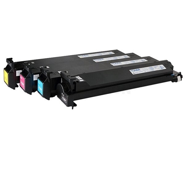4 Pack Konica Minolta BIZHUB C203 / C253 TN-213 TN213 Compatible Toner Cartridges AOD7122 - AOD7422 [1BK,1C,1M,1Y]