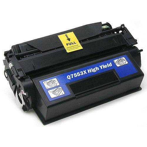 3 x HP Q7553X (53X) Compatible Black Toner Cartridge - 7,000 Pages