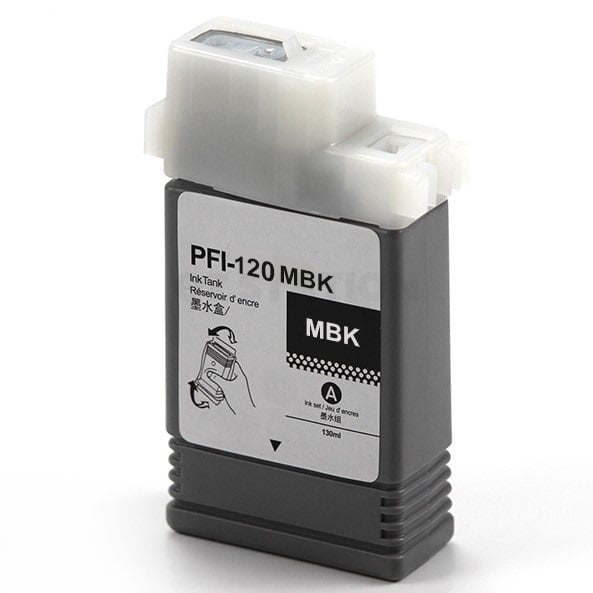 Compatible Canon PFI-120MBK PFI120MBK Matte Black Ink Cartridge - 130ML