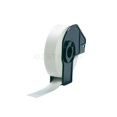 10 x Brother DK-11204 DK11204 Compatible Black Text on White Die-Cut Paper Label Roll 17mm x 54mm - 400 labels per roll