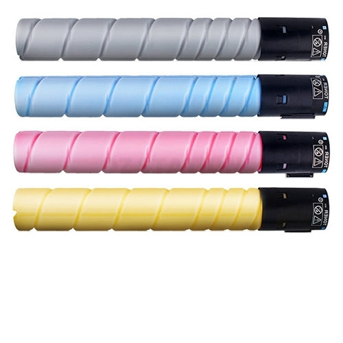 4 Pack Konica Minolta BIZHUB C458 / C558 / C658 TN-514 TN514 Compatible Toner Cartridges A9E8190 - A9E8490 [1BK,1C,1M,1Y]