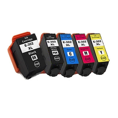 20 Pack Epson 302XL (C13T01X192,C13T01Y192-C13T01Y492) Compatible High Yield Ink Combo [4BK+4PBK+4C+4M+4Y]