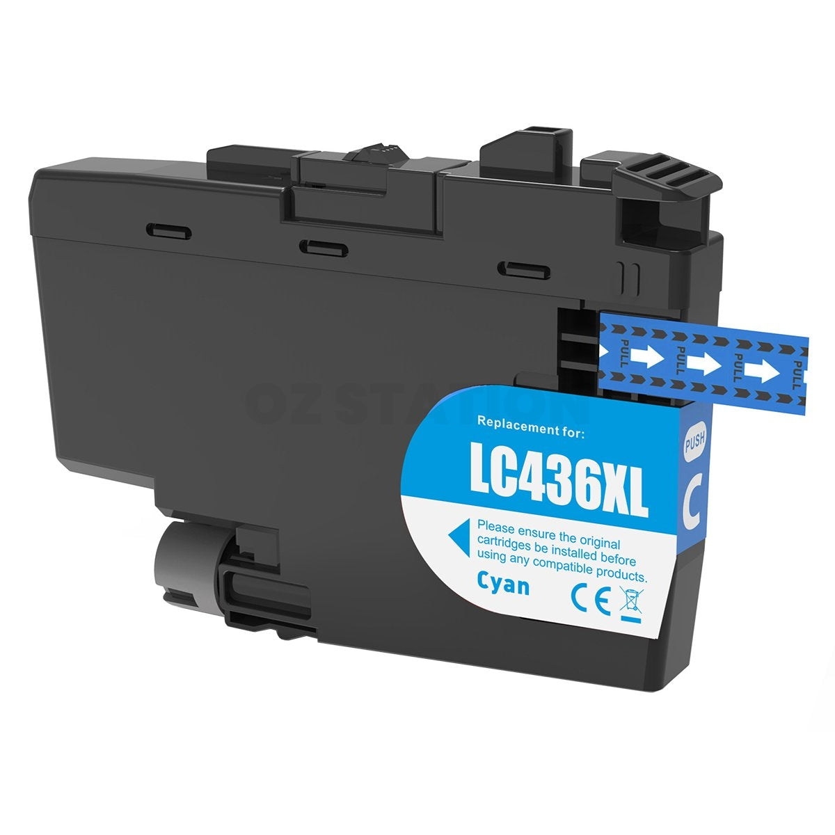 Brother LC-436XLC LC436XLC Compatible High Yield Cyan Ink Cartridge
